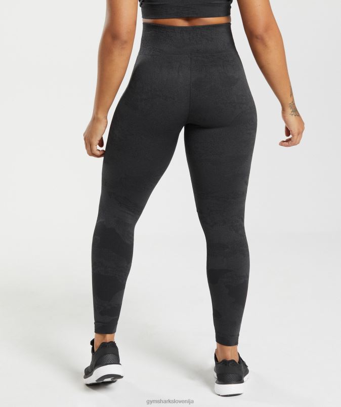 prilagodite maskirne brezšivne pajkice ženskeGymshark črna/oniks siva J00L2301