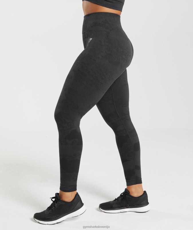 prilagodite maskirne brezšivne pajkice ženskeGymshark črna/oniks siva J00L2301