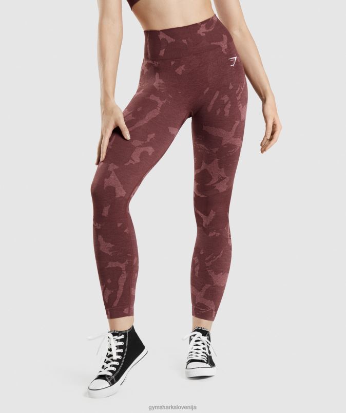 prilagodite maskirne brezšivne pajkice ženskeGymshark savana | češnjevo rjava J00L2306