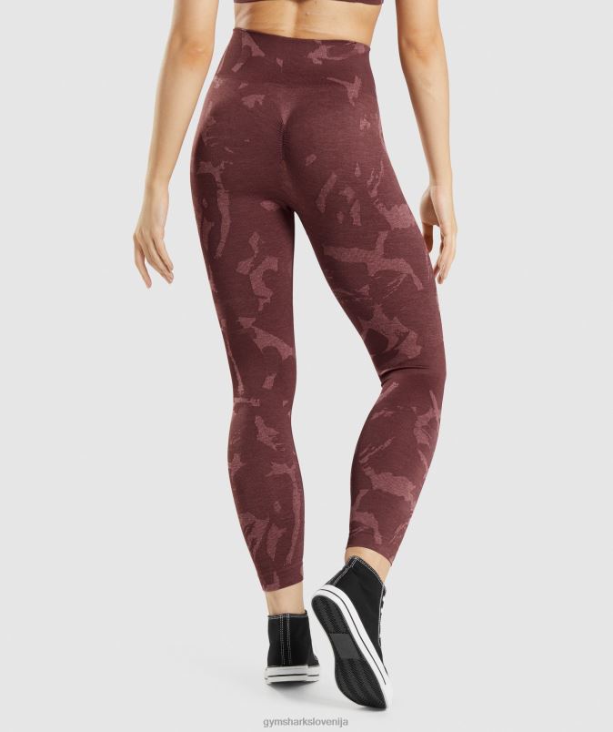 prilagodite maskirne brezšivne pajkice ženskeGymshark savana | češnjevo rjava J00L2306