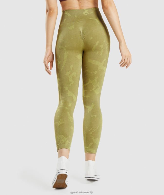 prilagodite maskirne brezšivne pajkice ženskeGymshark savana | grifon zelena J00L2247