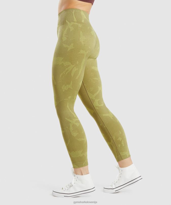 prilagodite maskirne brezšivne pajkice ženskeGymshark savana | grifon zelena J00L2247