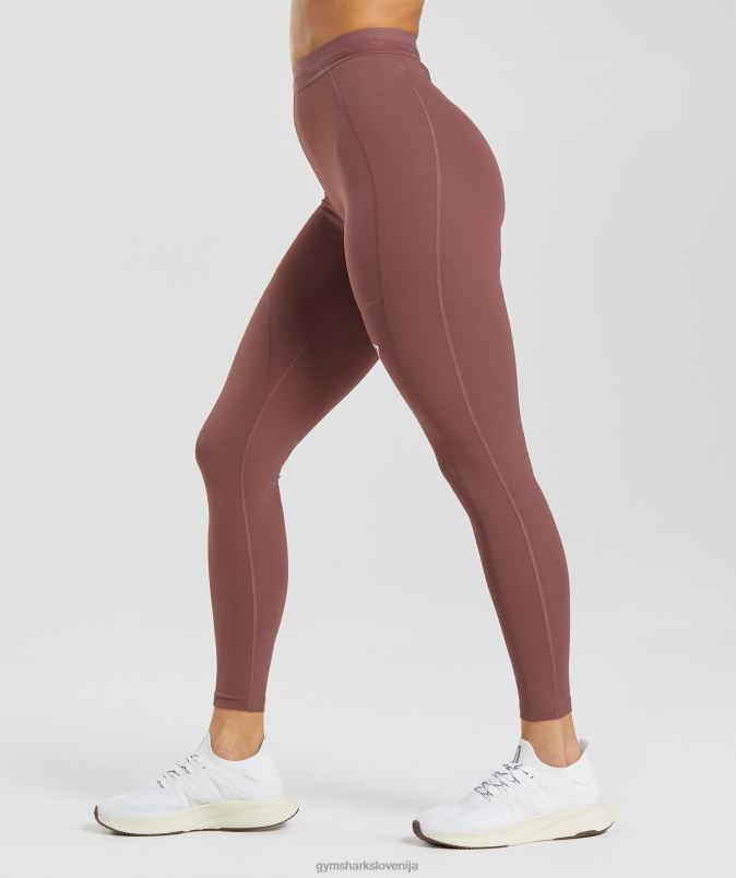 tekaške pajkice ženskeGymshark magenta rjava J00L2287
