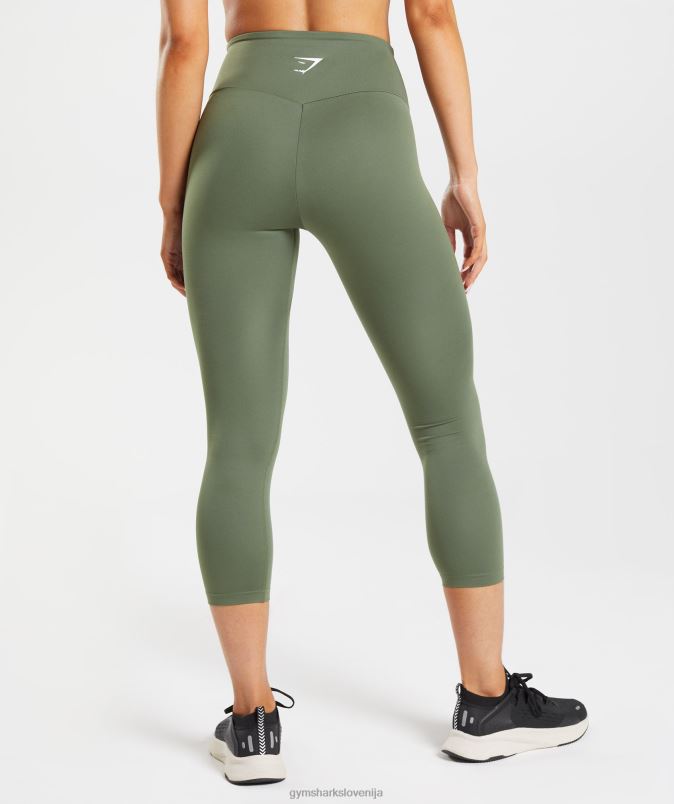 trening 7/8 pajkice ženskeGymshark jedro olive J00L2338