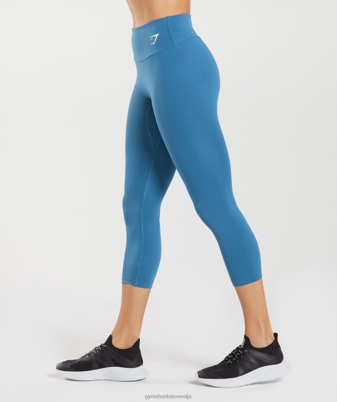 trening 7/8 pajkice ženskeGymshark ob jezeru modra J00L2303