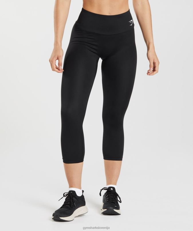 trening 7/8 pajkice ženskeGymshark Črna J00L2278