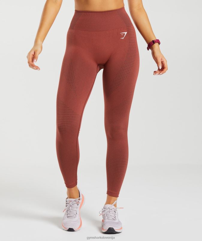 vitalne brezšivne pajkice 2.0 ženskeGymshark opečnato rdeči lapor J00L2257