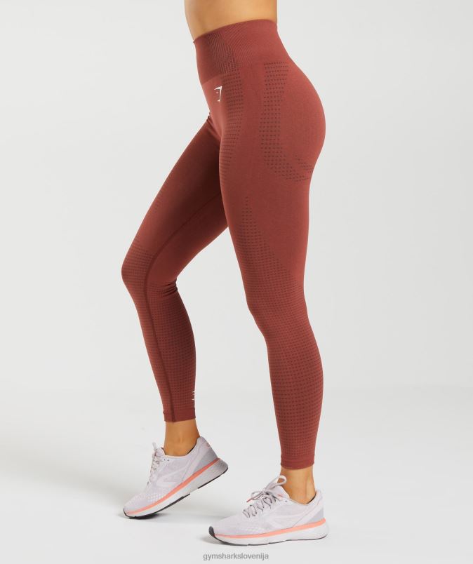 vitalne brezšivne pajkice 2.0 ženskeGymshark opečnato rdeči lapor J00L2257