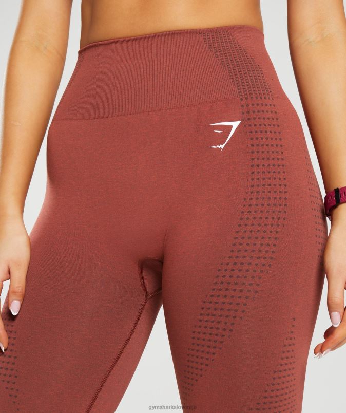vitalne brezšivne pajkice 2.0 ženskeGymshark opečnato rdeči lapor J00L2257