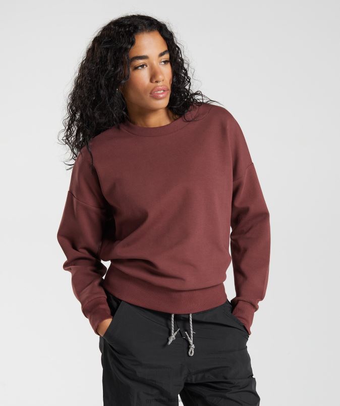 ponoviti posadko ženskeGymshark češnjevo rjava J00L2391