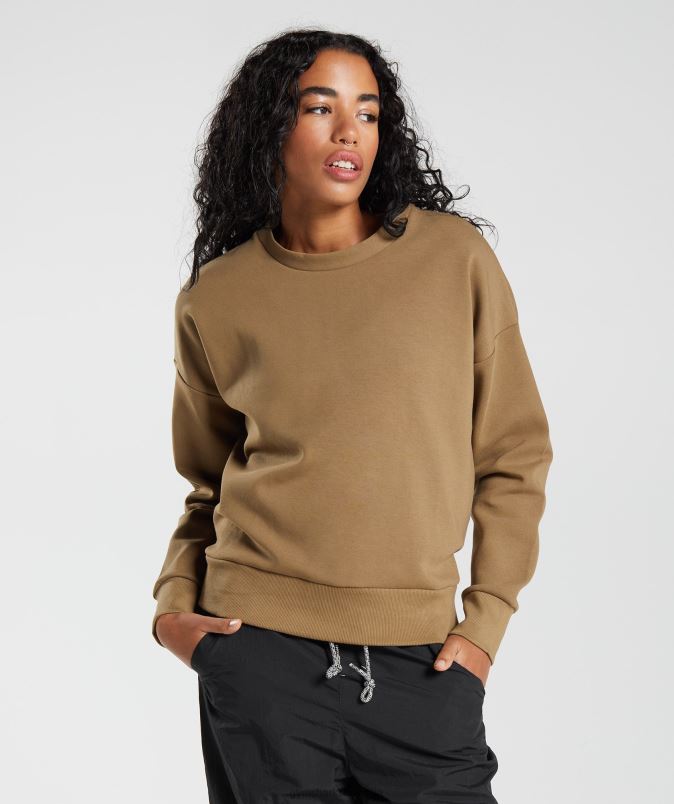 ponoviti posadko ženskeGymshark lužno rjava J00L2396