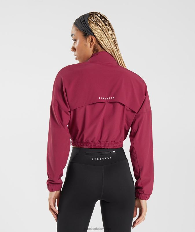 športna vetrovka ženskeGymshark ribez roza J00L2381