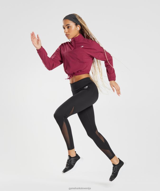 športna vetrovka ženskeGymshark ribez roza J00L2381