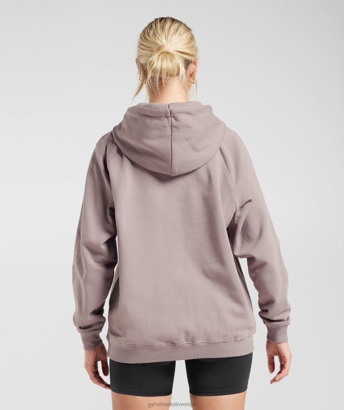 prevelik pulover iz flisa za trening ženskeGymshark sprana slezasta J00L2363