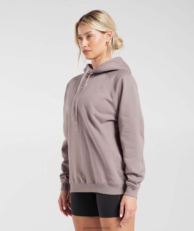 prevelik pulover iz flisa za trening ženskeGymshark sprana slezasta J00L2363