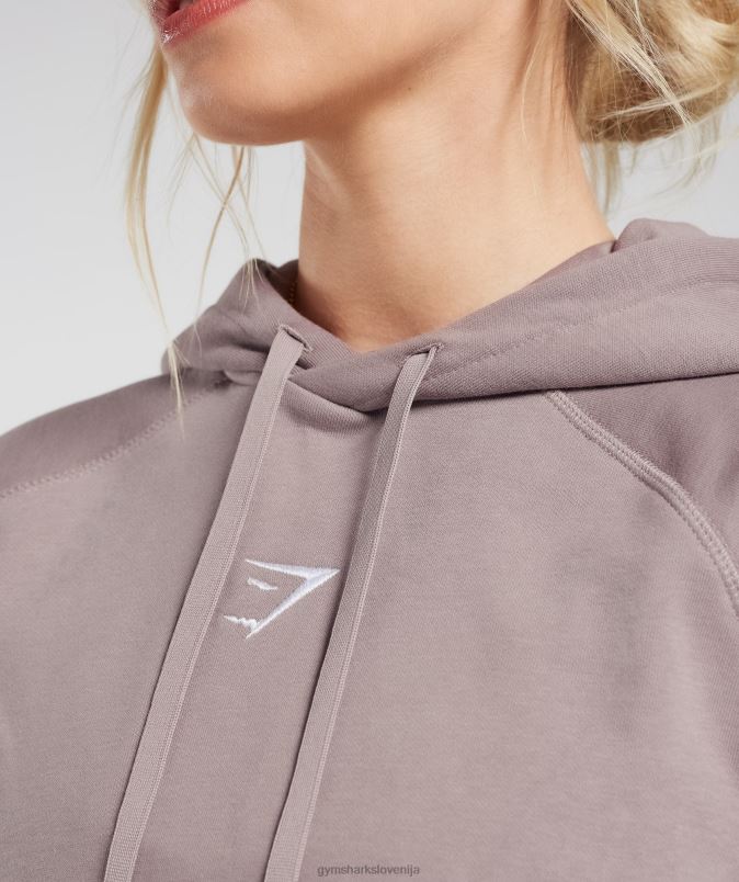 prevelik pulover iz flisa za trening ženskeGymshark sprana slezasta J00L2363