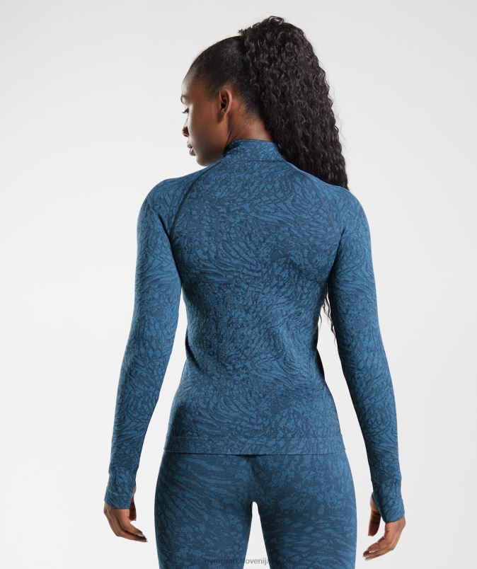 prilagodi živalsko zadrgo ženskeGymshark divji | mornarica J00L2356