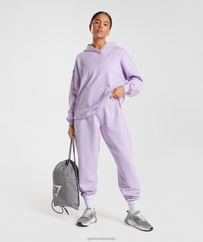 pulover s kapuco za dan počitka ženskeGymshark aura lila lapor J00L2358