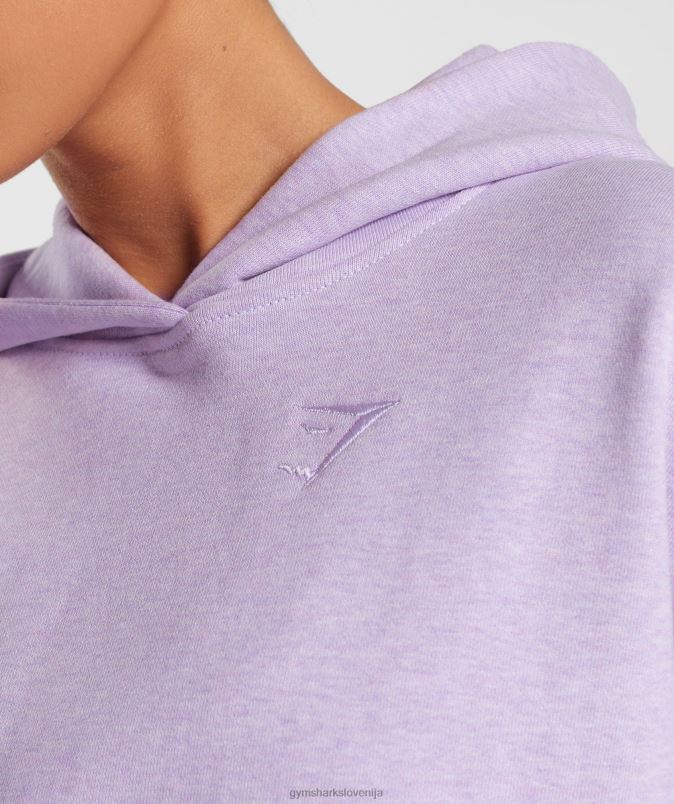 pulover s kapuco za dan počitka ženskeGymshark aura lila lapor J00L2358