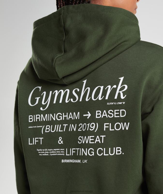 social club prevelik pulover s kapuco ženskeGymshark mah olivno J00L2378
