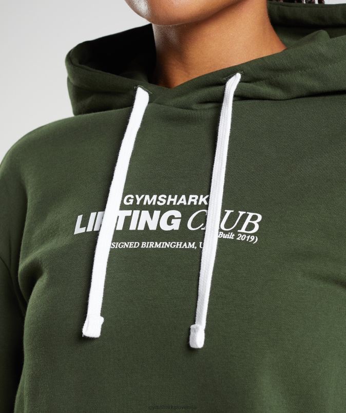 social club prevelik pulover s kapuco ženskeGymshark mah olivno J00L2378
