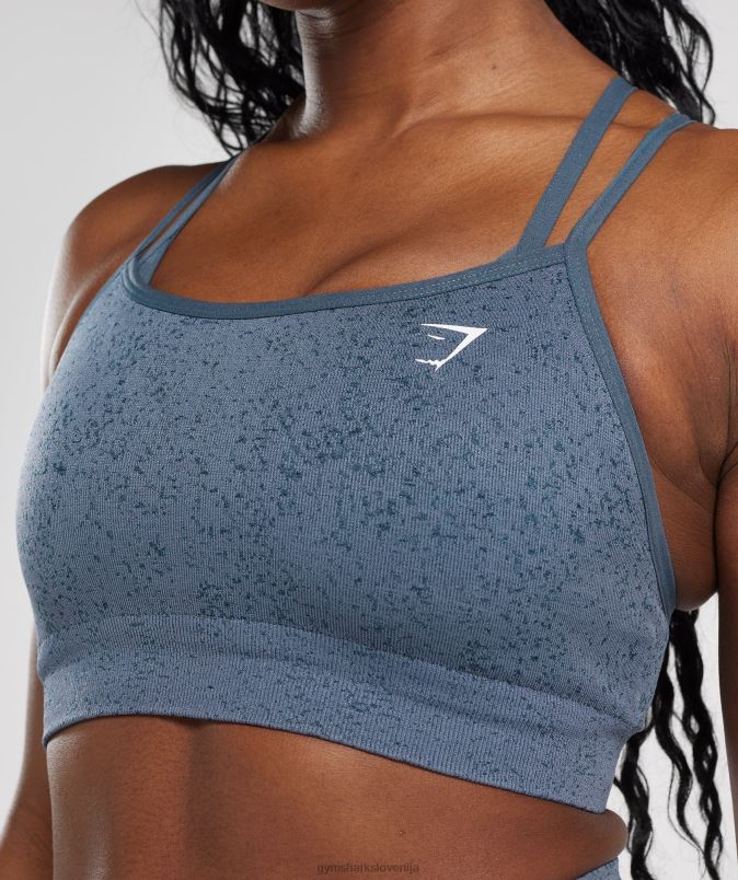 adapt fleck brezšivni športni nedrček ženskeGymshark večerna modra J00L2146