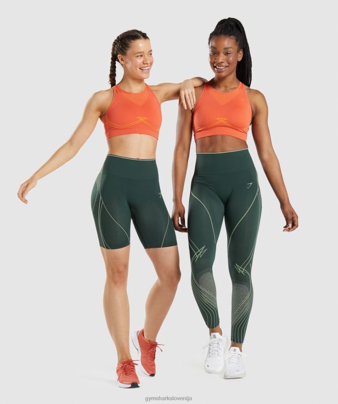 apex brezšivni športni nedrček ženskeGymshark papaja pomaranča/marelična pomaranča J00L2219