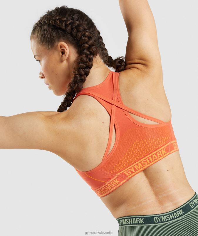 apex brezšivni športni nedrček ženskeGymshark papaja pomaranča/marelična pomaranča J00L2219