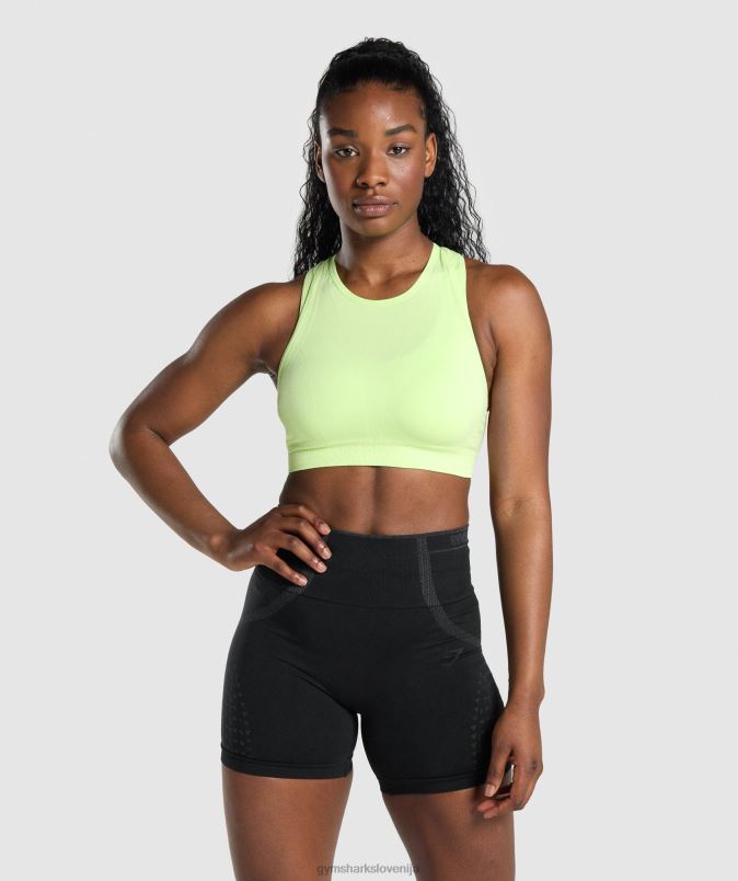 apex brezšivni športni nedrček ženskeGymshark zelena/svetlo zelena J00L2230