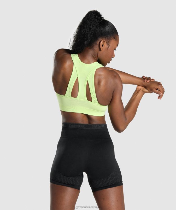 apex brezšivni športni nedrček ženskeGymshark zelena/svetlo zelena J00L2230