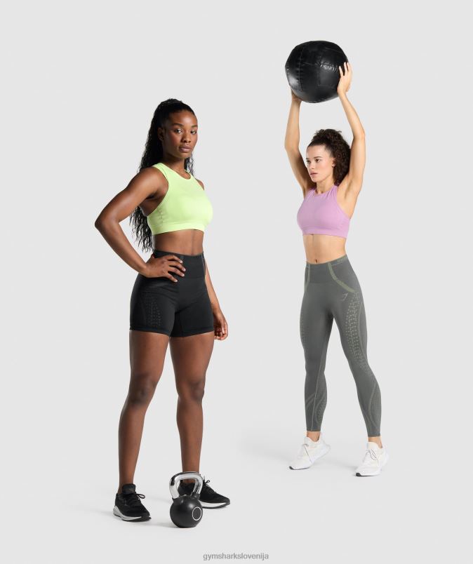 apex brezšivni športni nedrček ženskeGymshark zelena/svetlo zelena J00L2230