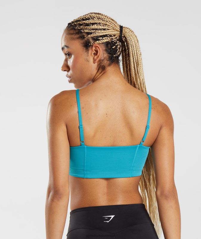 bandeau športni nedrček ženskeGymshark modri komet J00L2114