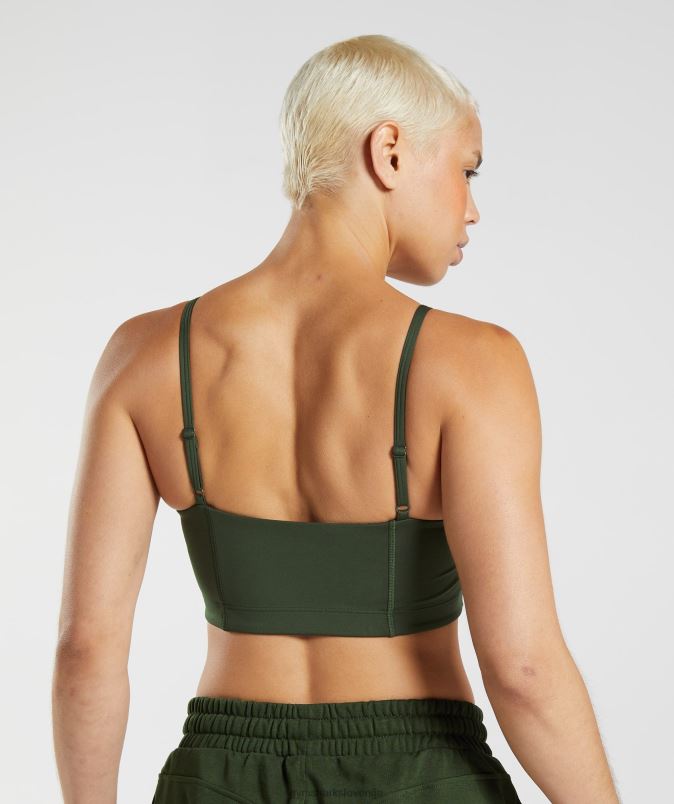 bando družabnega kluba ženskeGymshark mah olivno J00L2195