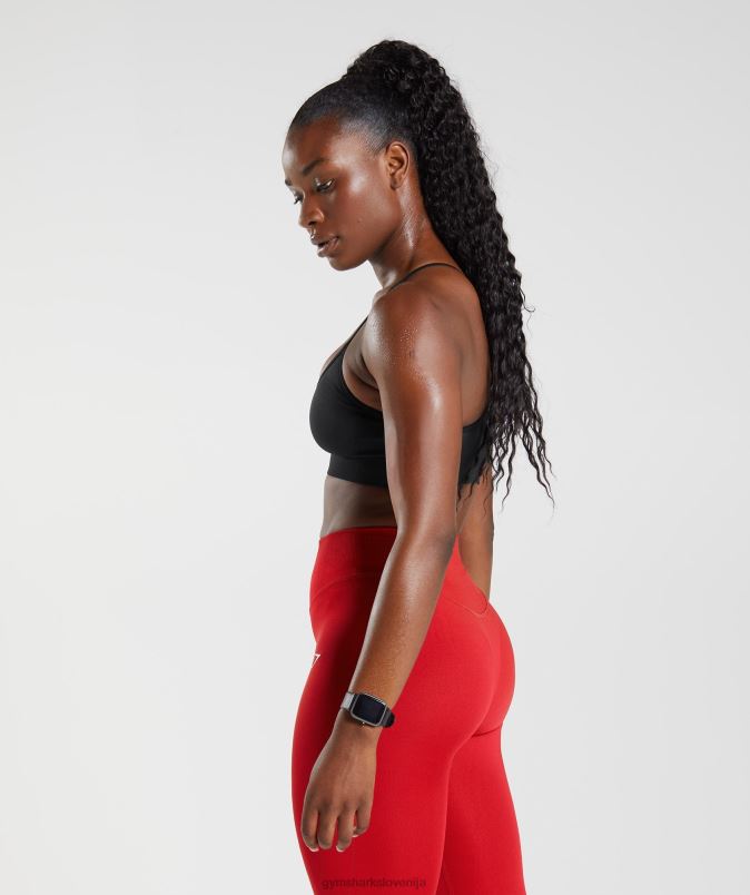brezšivni športni nedrček ženskeGymshark Črna J00L2116