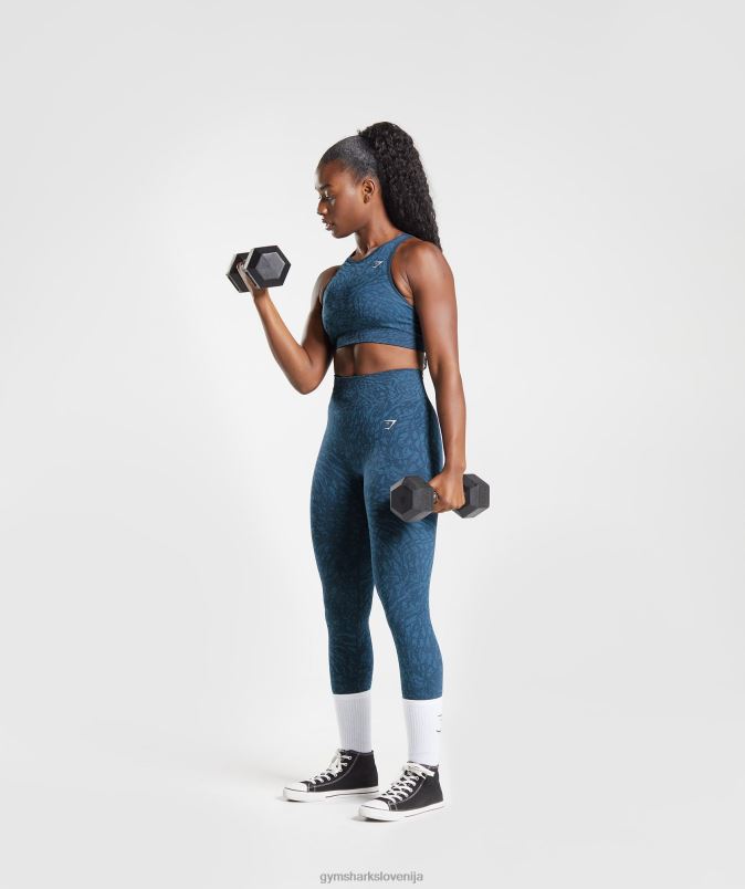 brezšivni športni nedrček za živali ženskeGymshark divji | mornarica J00L2227