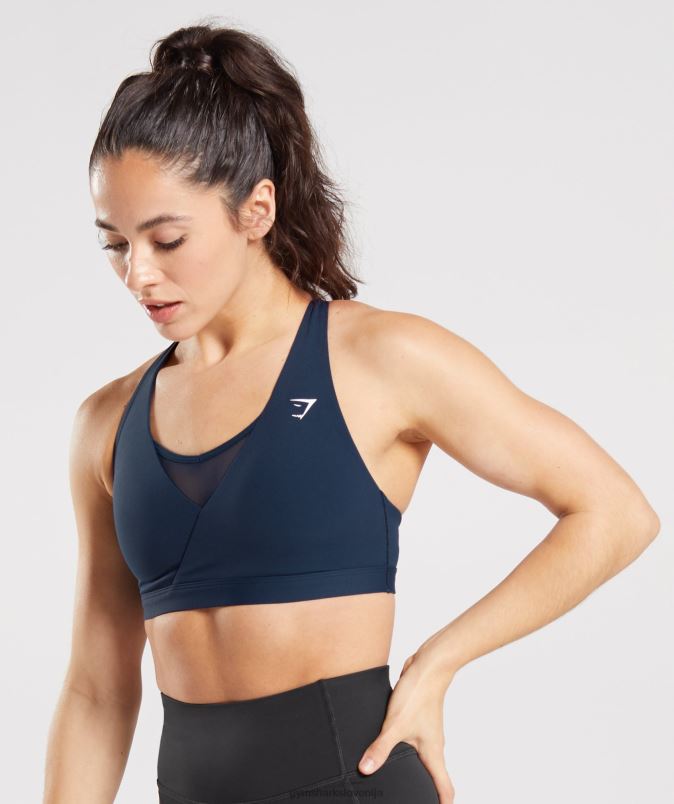crossover športni nedrček ženskeGymshark mornarica J00L2155