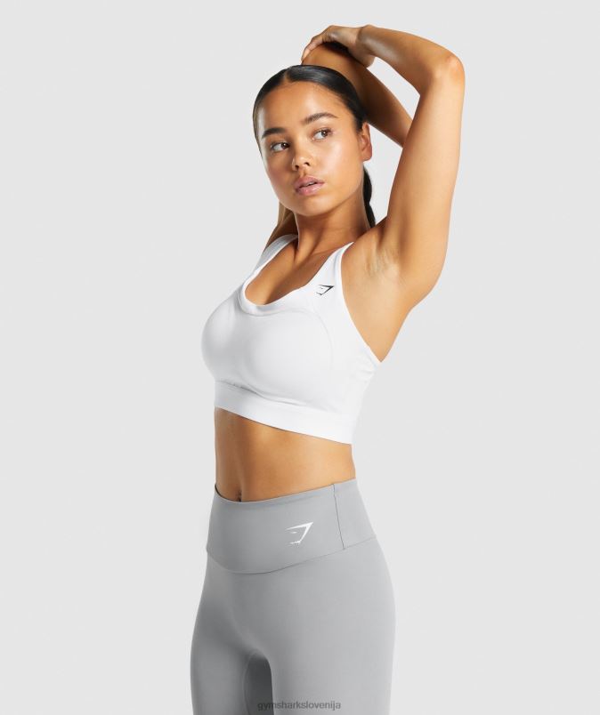dirkaški športni nedrček ženskeGymshark bela J00L2233