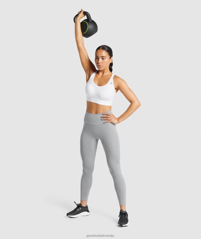 dirkaški športni nedrček ženskeGymshark bela J00L2233