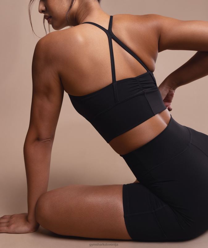 dvigniti športni nedrček s parangalom ženskeGymshark Črna J00L2137