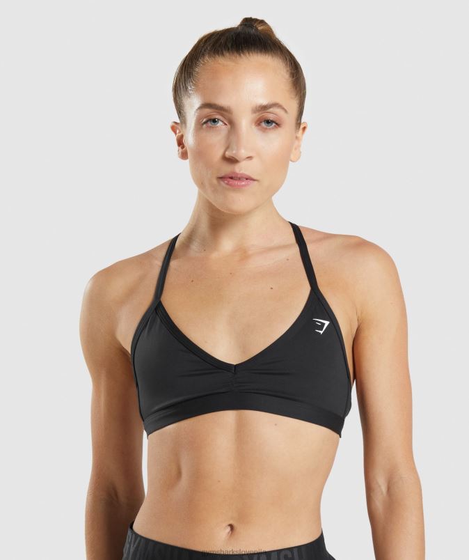 minimalen športni nedrček ženskeGymshark Črna J00L2135