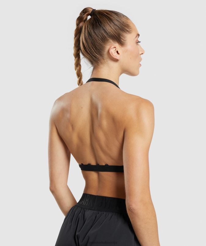 minimalen športni nedrček ženskeGymshark Črna J00L2135