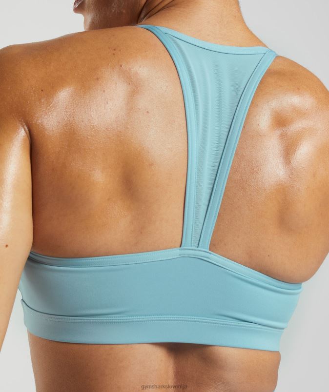 športni nedrček gs power ženskeGymshark modra ledena gora J00L2154