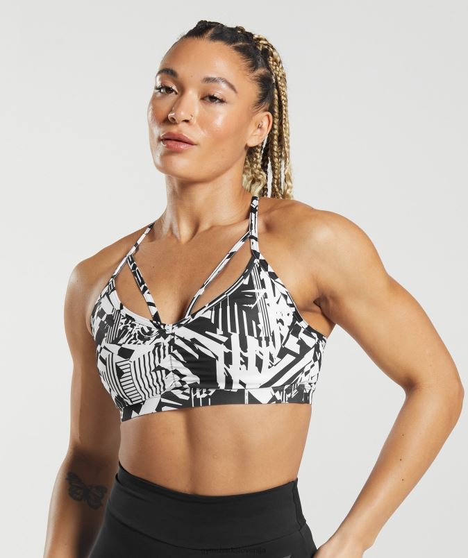 športni nedrček gs power ženskeGymshark Črna J00L2158