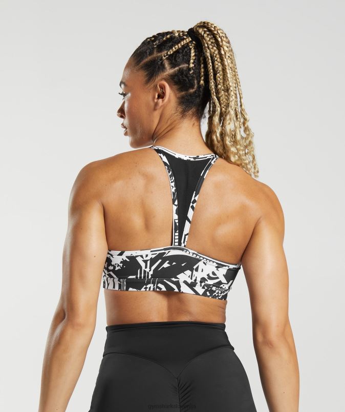 športni nedrček gs power ženskeGymshark Črna J00L2158