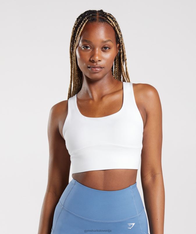 športni nedrček s parangalom ženskeGymshark bela J00L2128