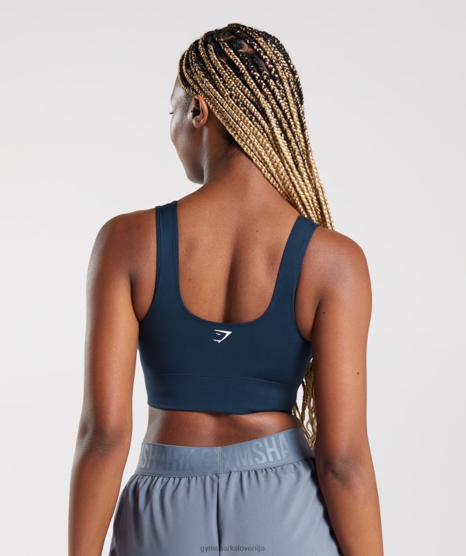 športni nedrček s parangalom ženskeGymshark mornarica J00L2131
