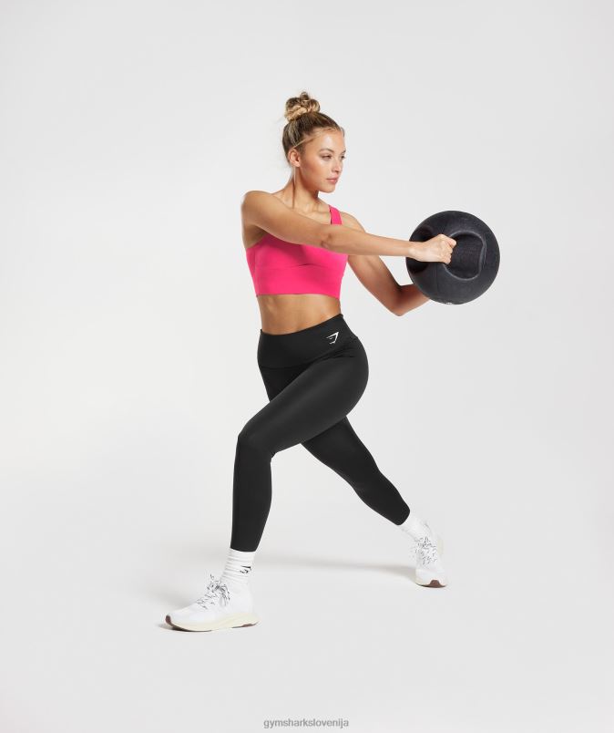 športni nedrček s parangalom ženskeGymshark svetla fuksija J00L2130