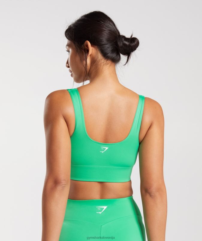 športni nedrček s parangalom ženskeGymshark tropsko zelena J00L2151