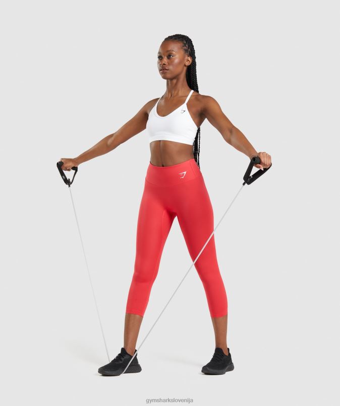 športni nedrček z v izrezom ženskeGymshark bela J00L2211