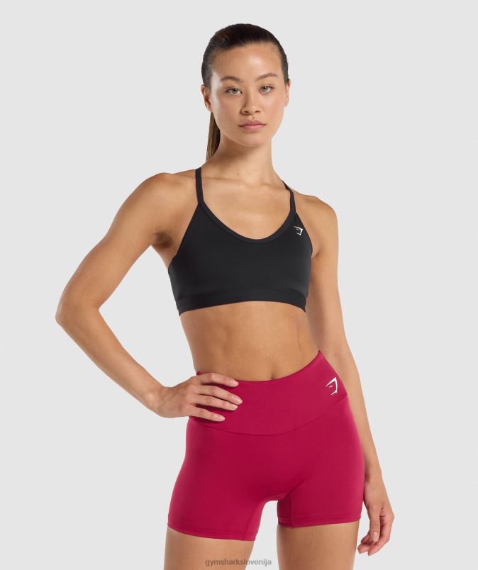 športni nedrček z v izrezom ženskeGymshark Črna J00L2206